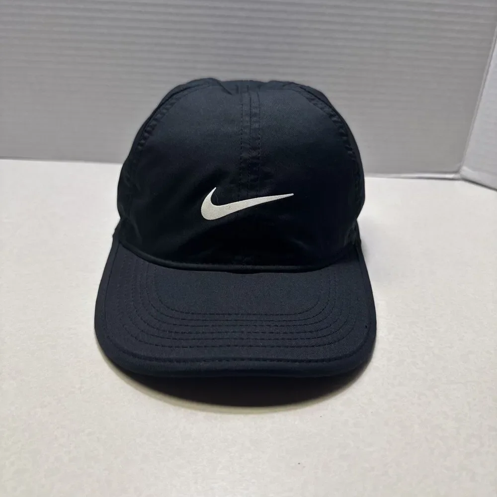 Nike Featherlight Dri-FIT Running Hat OS Black Gorpcore Sporty Athleisure Hat